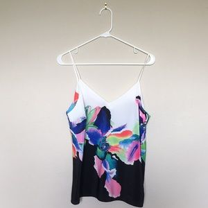 BNWOT Amanda U. Floral Tank Top